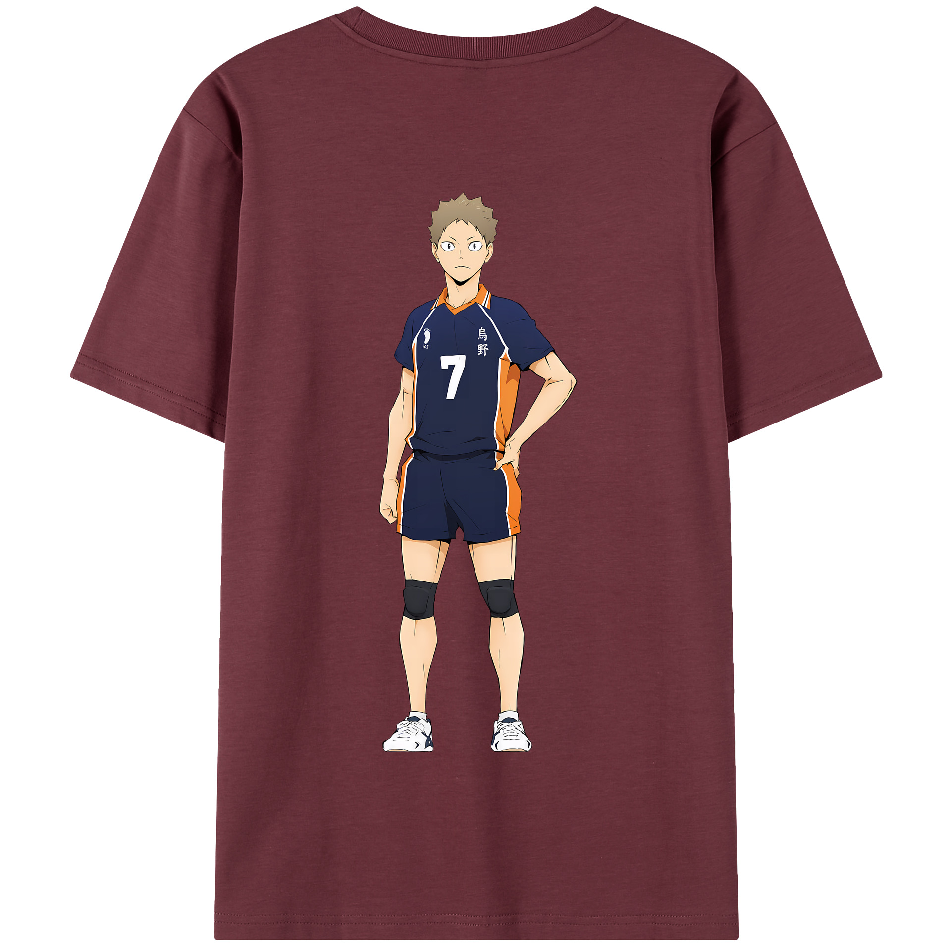（画像用） ハイキュー!! Haikyu!! 綿100％半袖Tシャツ（背面プリント）